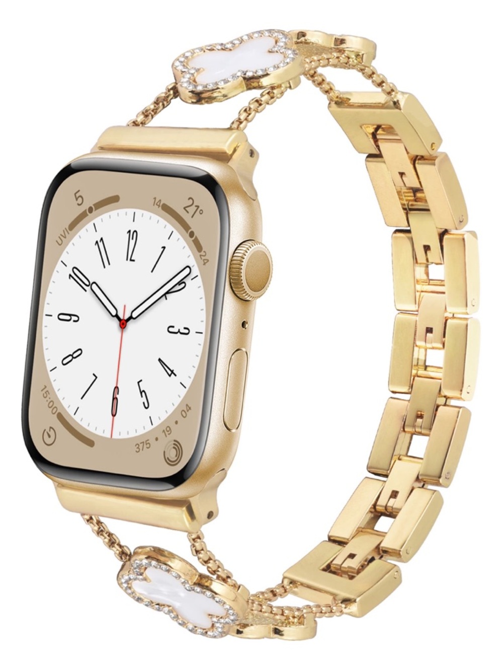 BCBG Mother-of-Pearl Clover Apple Watch® Watchband